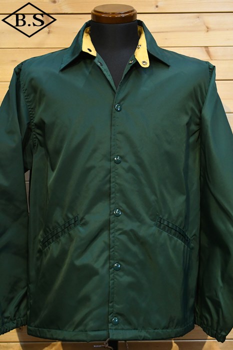 リアルマッコイズ  REAL MCCOYS アウター MJ24010 NYLON COTTON LINED COACH JACKET FOREST