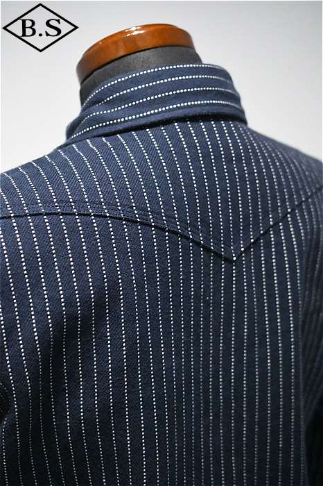 IRON HEART ストライプ 長袖シャツ MEDIUM IRON HEART ストライプ 長袖シャツ MEDIUM
