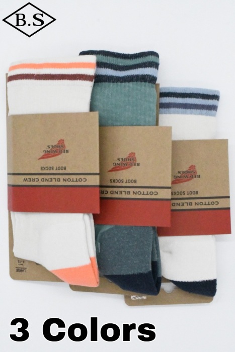 レッドウィング REDWING ソックス Vintage Stripe Cotton Crew ヴィンテージストライプコットンクルー 