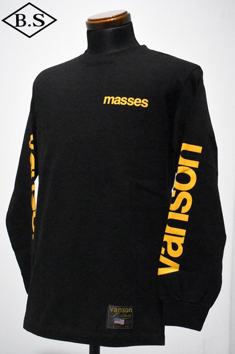 すべての商品 / マシス MASSES 長袖Tシャツ VANSON Leathers × MASSES 