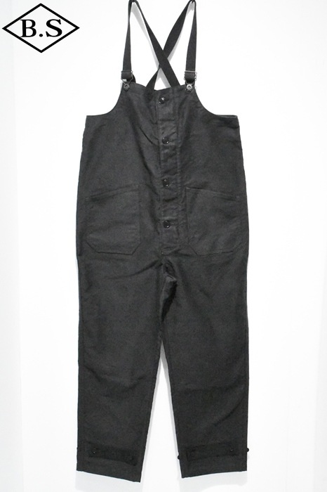 コリンボ  COLIMBO パンツ ZA-0230 OLD MIDSHIPMENS BIB OVERALL DECK BLACK