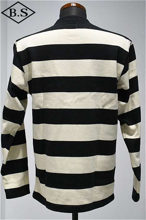 ザリアルマッコイズBC24101 BUCOSTRIPE RACINGJERSEY THE_REAL_McCOY'S / リアルマッコイズ REAL McCOYS 長袖Tシャツ