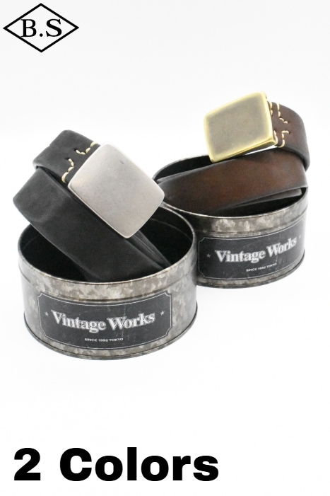 未使用・Vintage Works DH5524・33/84・ベルト VINTAGE WORKS / ビンテージワークス DH5524 BRONZE レザー
