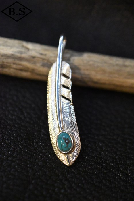 P-520R ファーストアローズ フェザー M シルバー950 K18付 FIRST