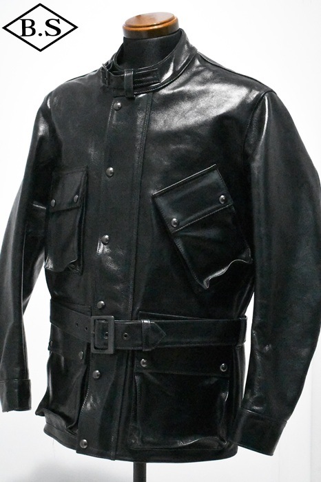 MASSES / マシス MASSES レザージャケット HORSE LEATHER COAT VINTAGE