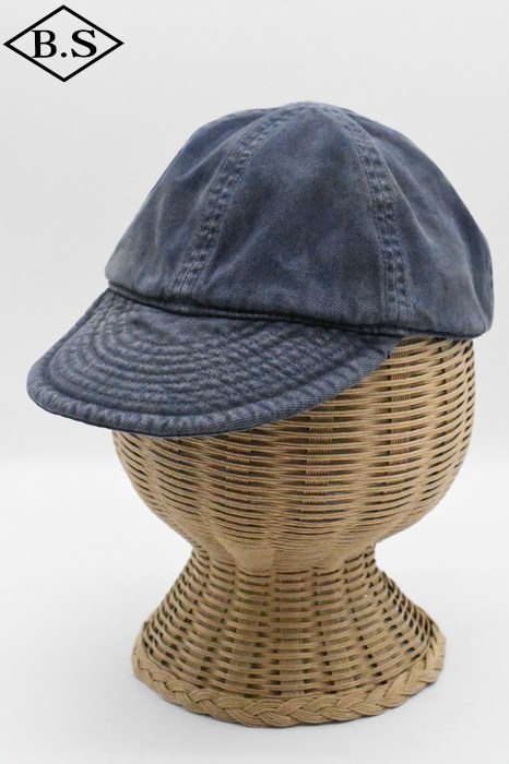 ナイジェルケーボン Nigel Cabourn キャップ 80481366010 ACC-52 MECHANICS CAP CO TW / コバルトブルー