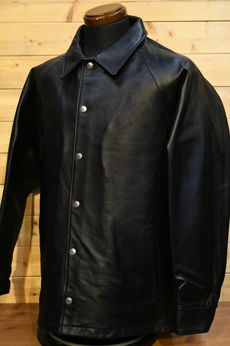未使用/タグ付✨schott SHEEP COACH JACKET 羊革　黒　M Schott】SHEEP COACH JACKET シープ コーチジャケット｜アメカジ