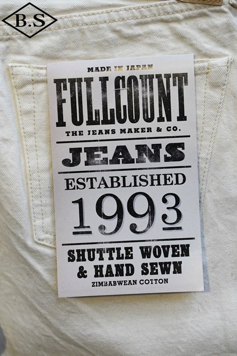 パンツ FULLCOUNT 1108EC size40 デニム / フルカウント FULLCOUNT パンツ 1108EC Ecru Selvedge