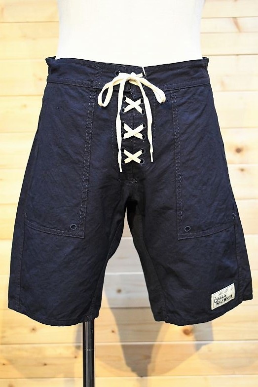 クッシュマン CUSHMAN ショートパンツ 22249 SAIL CLOTH SHORTS インディゴ