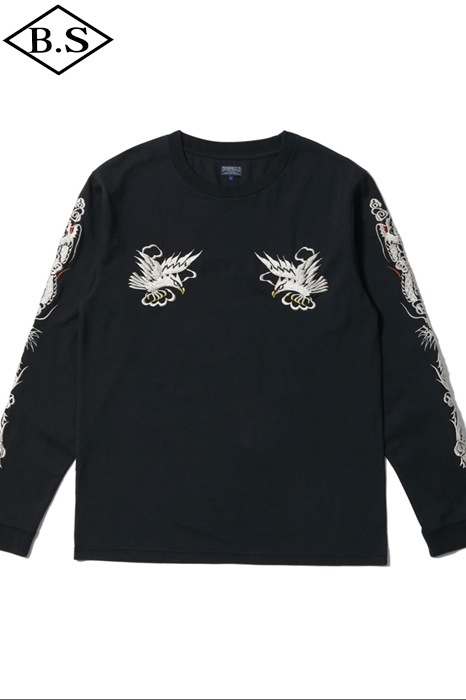 【極美品】STAMP RUN&CO 長袖 Tシャツ TIE DYE BLACK 2b4e023da726440b607648eb78f46f