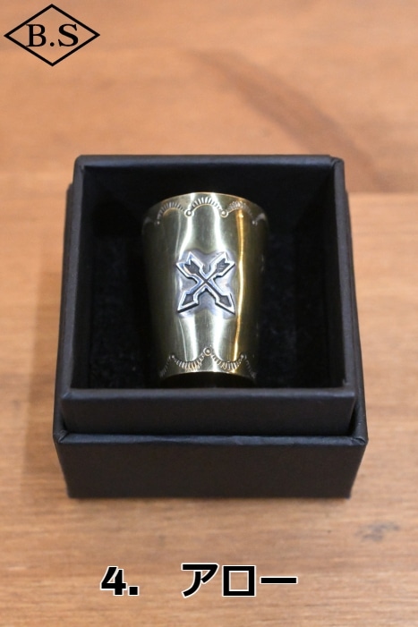 ターコイズ サンダーバード 真鍮 ブラス サイズ16号 ブランド別 / BS ISM 小物 バンダナスライダー ブラス＆シルバー