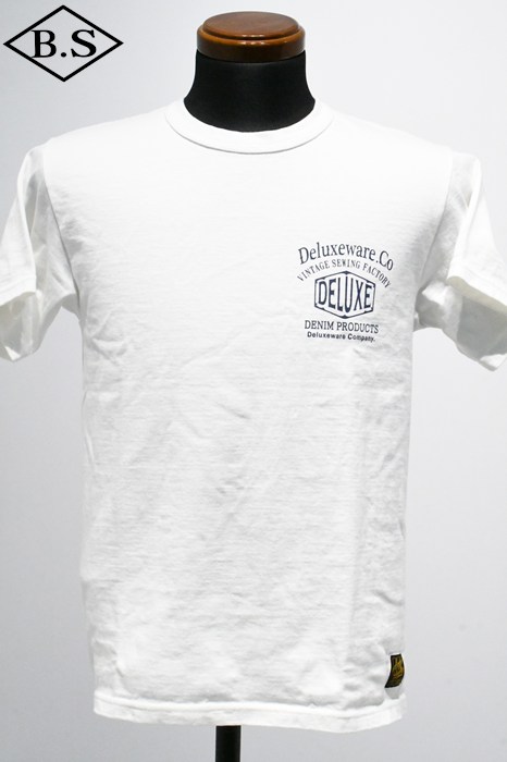 デラックスウエア、 Deluxe ホワイトTシャツ 綿１００% DELUXE WARE デラックスウエア SDTL-00『PLAIN LONG SLEEVE