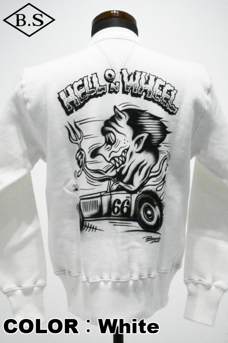 CUSHMAN / クッシュマン CUSHMAN スウェット 26901P PRINT SWEAT HELL