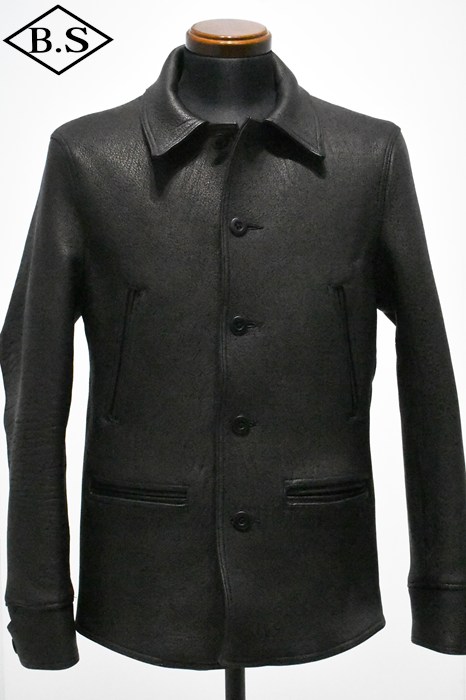 ファインクリーク＆コー FINECREEK＆CO レザージャケット ACCO009 Keaton Deer / Black