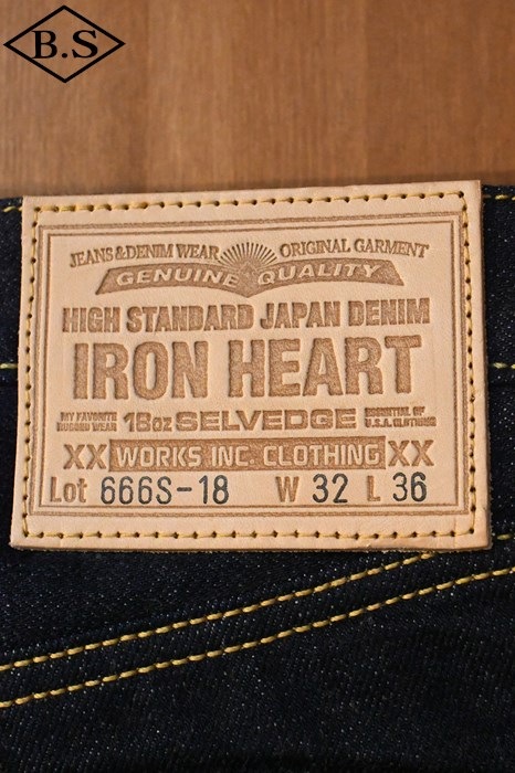 デニム / アイアンハート IRON HEART デニム IH666S-18OZ セルヴィッチ