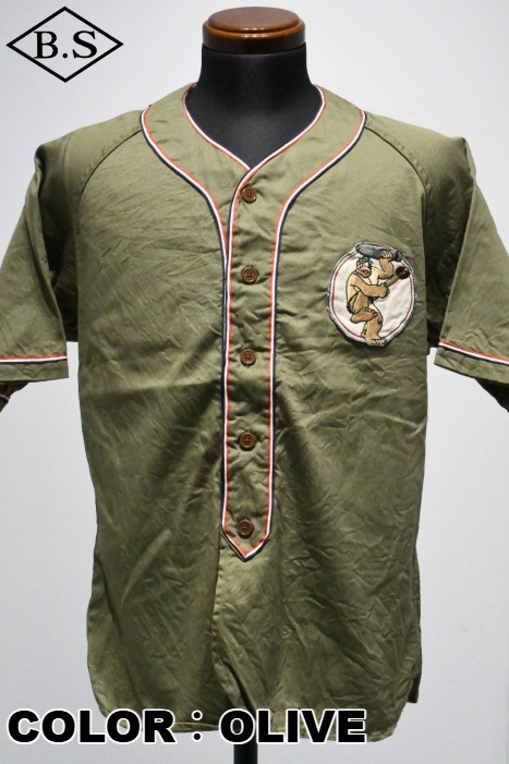 CUSHMAN / クッシュマン CUSHMAN 半袖シャツ 25602 BASE BALL