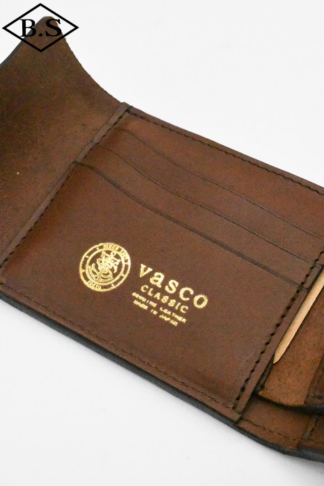 Vasco / ヴァスコ VASCO ウォレット VSC-701N LEATHER NAVAL MIDDLE