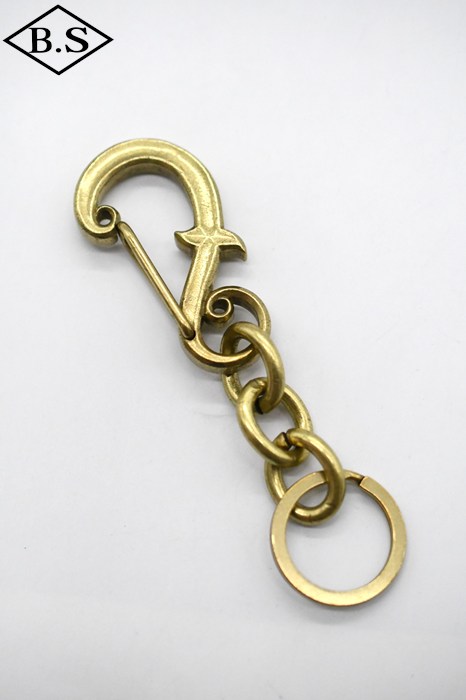 オーパス OPUS インセプション INCEPTION 小物 IPK-02 F-HOLE CARABINER KEY HOLDER / BRASS Fホールカラビナキーホルダー ブラス