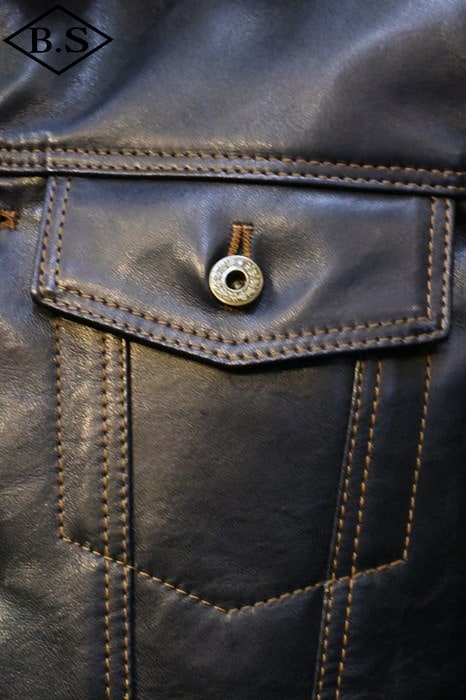 Y'2LEATHER / ワイツーレザー Y'2 LEATHER IB-139 INDIGO HORSE 3rd