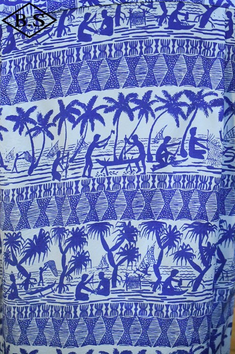 サンサーフ SUN SURF 半袖アロハ SS39220 “ISLAND CLASSIC BORDER” 