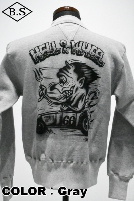 CUSHMAN / クッシュマン CUSHMAN スウェット 26901P PRINT SWEAT HELL