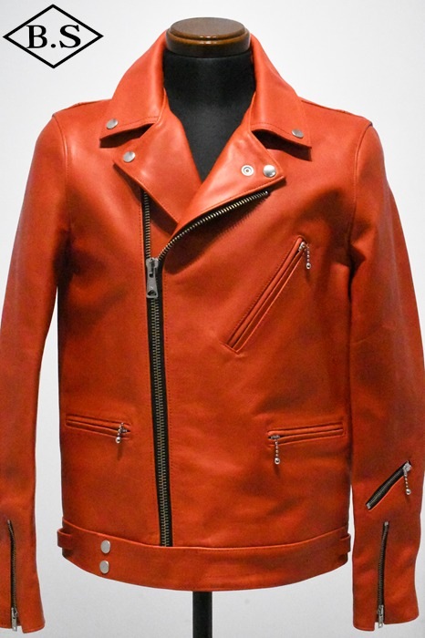 ファインクリーク＆コー FINECREEK＆CO  レザージャケット ACJK010 Clubman クラブマン RED レッド