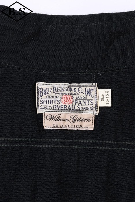 Buzz Rickson's Lot No. BR29143 WILLIAM GIBSON COLLECTION BLACK CHAMBRAY WORK SHIRTS