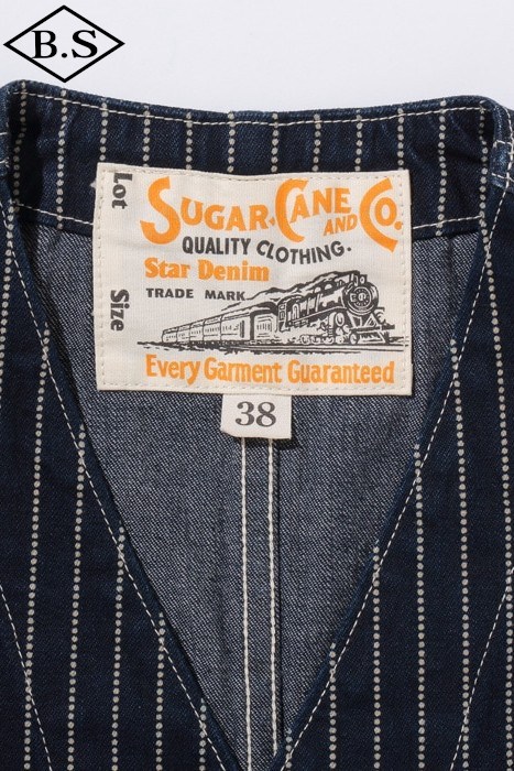 SUGAR_CANE / シュガーケーン Sugar Cane ベスト SC12654 9oz