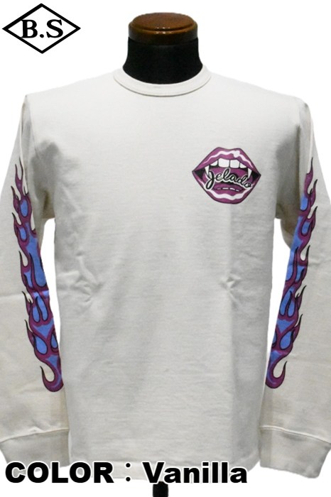 長袖Tシャツ / ジェラード JELADO 長袖Tシャツ AB21234 Flame Sleeve