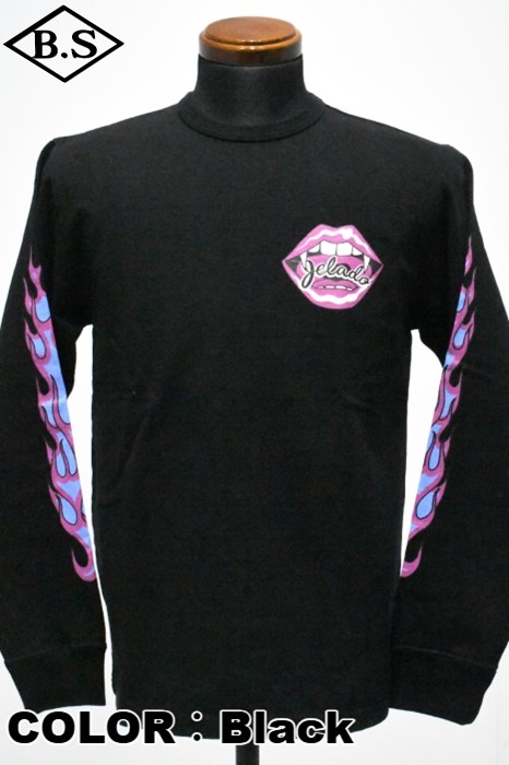 長袖Tシャツ / ジェラード JELADO 長袖Tシャツ AB21234 Flame Sleeve