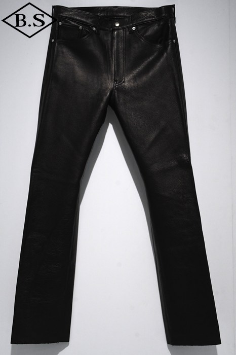 ボーテス BOOTES パンツ レザーパンツ BTS-HOCK Washable Leather Pants”HOCK” / ウォッシャブルレザーパンツ ホック / BLACK