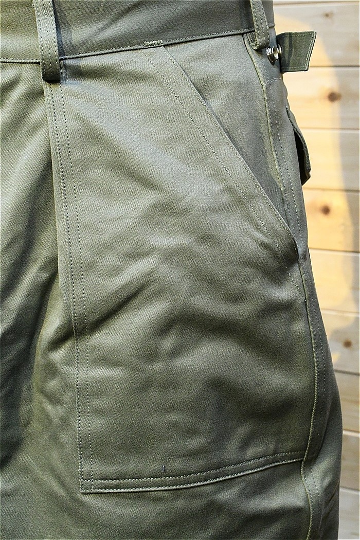 THE REAL McCOY'S ユーティリティトラウザーズ セージグリーン