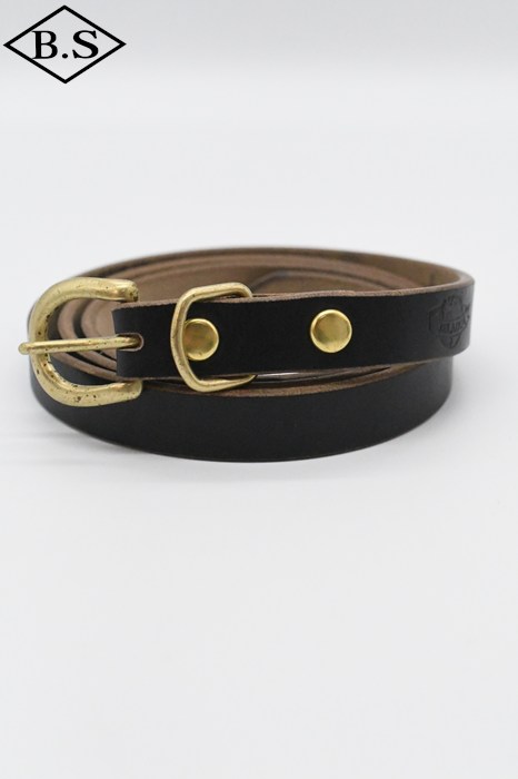 ジェラード JELADO ベルト JDG02648 JELADO×BUTTON WORKS D-Buckle16mmHorweenCXL(Cromxcel)LeatherBelt Gold×Black