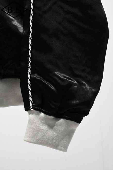 Schott スカジャン L 黒/シルバー