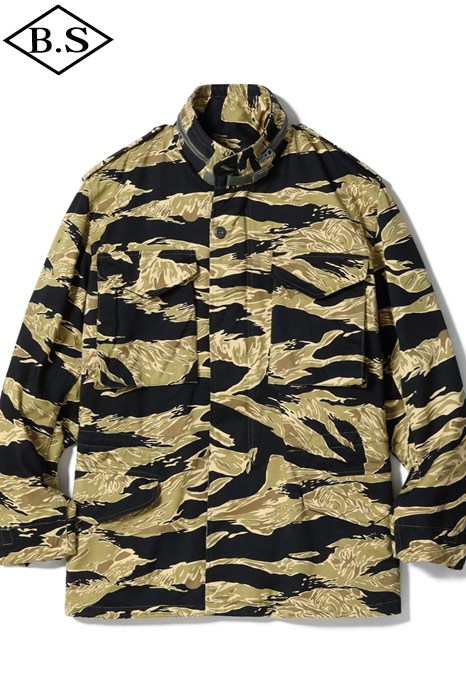 バズリクソンズ BUZZ RICKSON’S アウター Lot No. BR15885 / JACKET, MAN'S FIELD, M-65 TIGER CAMOUFLAGE CIVILIAN MODEL