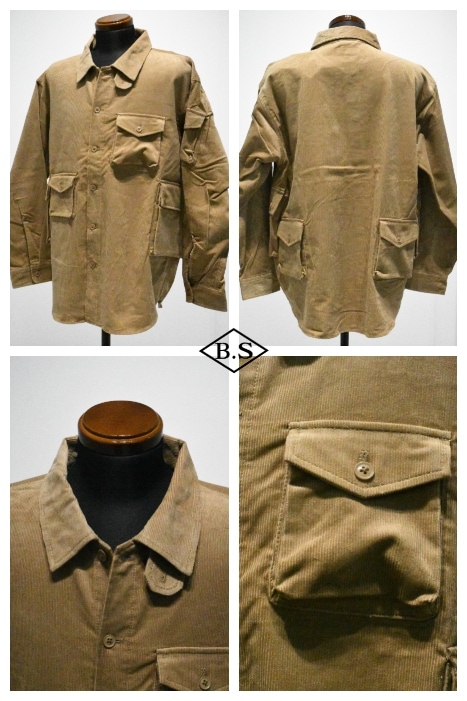 Modular M2520 MODMNT / モドメント MODMNT 長袖シャツ M2520-1I016F CORDUROY UTILITY CPO SHIRT ...