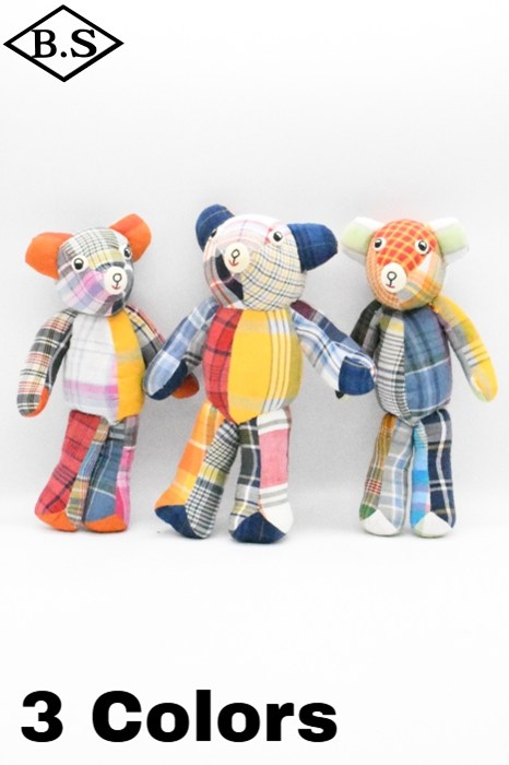 オリジナルマドラス・トレーディングカンパニー Original Madras Trading Company ぬいぐるみ Patch The Madras Bear くま