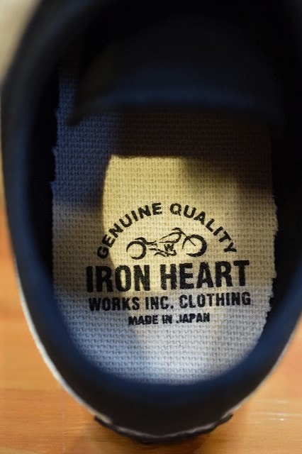 アイアンハート IRON HEART ローカットブラック スニーカー / アイアンハート IRON HEART IHSN-01 .IH LOW CUT