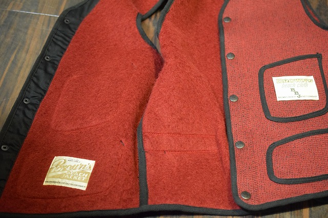 BROWN’S BEACH JACKET STEVENSON 別注ベスト BROWN'S BEACH JACKET STEVENSON 別注ベスト