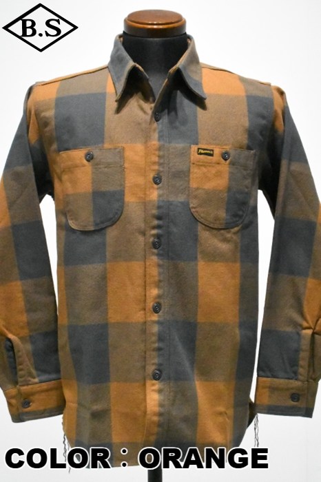 pherrow's / フェローズ PHERROW'S 長袖シャツ 25W-720WS-C ネルシャツ