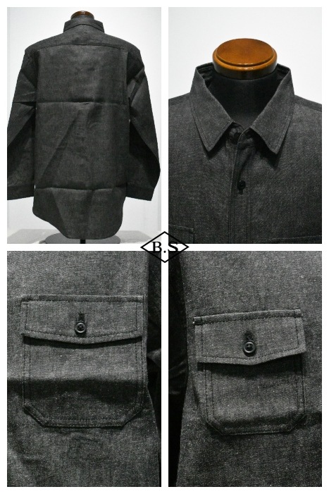 MODMNT / モドメント MODMNT 長袖シャツ M2520-1I019F Light oz Denim