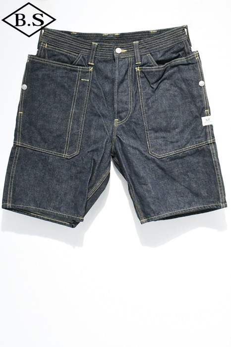 ササフラス SASSAFRAS パンツ SF-252246 FALL LEAF PANTS 1/2 (13.5oz DENIM) INDIGO