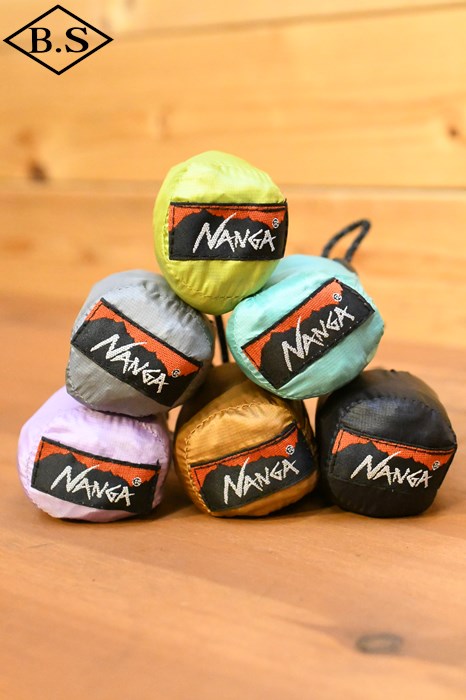 ナンガ NANGA エコバッグ POCKETABLE ECOBAG LIVE THE LIFE ポケッタブルエコバッグ