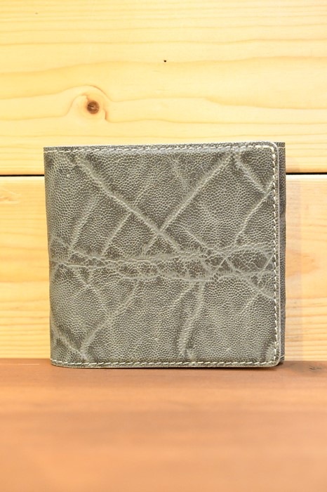 マニフォールド ミニ財布 MANIFOLD MO-01 EL-HW com-ono +  MANIFOLD SLIM WALLET エレファント グレー×ナチュラル
