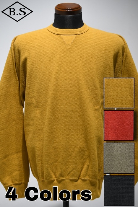 スティーブンソンオーバーオール Stevenson Overall 長袖Tシャツ Heavyweight Waffle Sweatshirt - WS