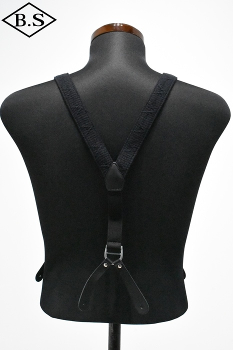 Porter Classic コーティングサスペンダーパンツ Porter Classic - FRENCH OVERALLS CHINOS （BLK） | chord