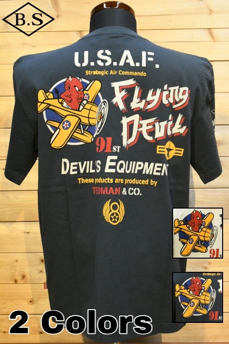 テッドマン TEDMANＴシャツ TDSS-555 U.S.A.F flying devil