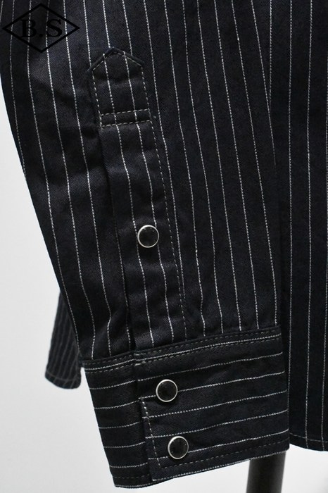 IRON HEART ストライプ 長袖シャツ Lサイズ IRON_HEART / アイアンハート IRON HEART 長袖シャツ IHSH-401