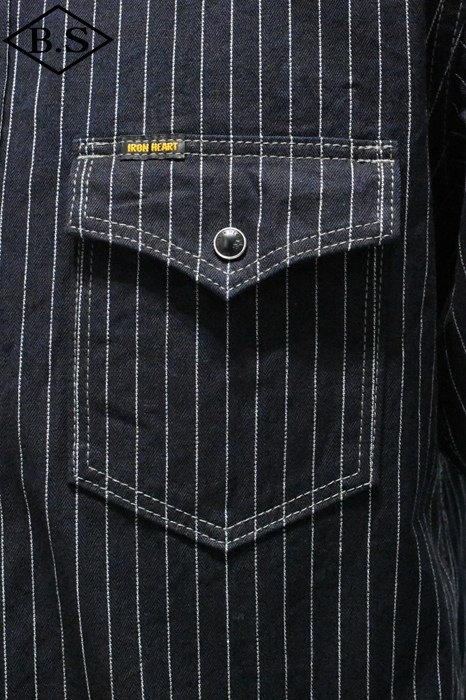 IRON HEART ストライプシャツ X-LARGE IRON HEART ストライプシャツ X-LARGE IRON HEART ストライプ