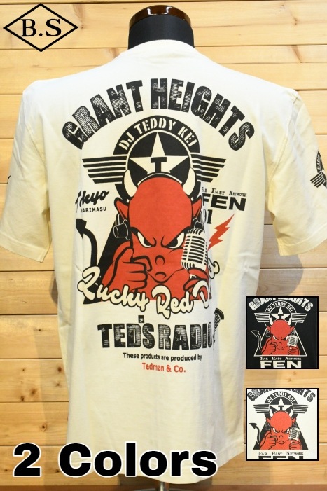 テッドマン TEDMANＴシャツ TDSS-557 GRANT HEIGHTS FEN